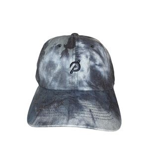 PELOTON denim tie-dye hat